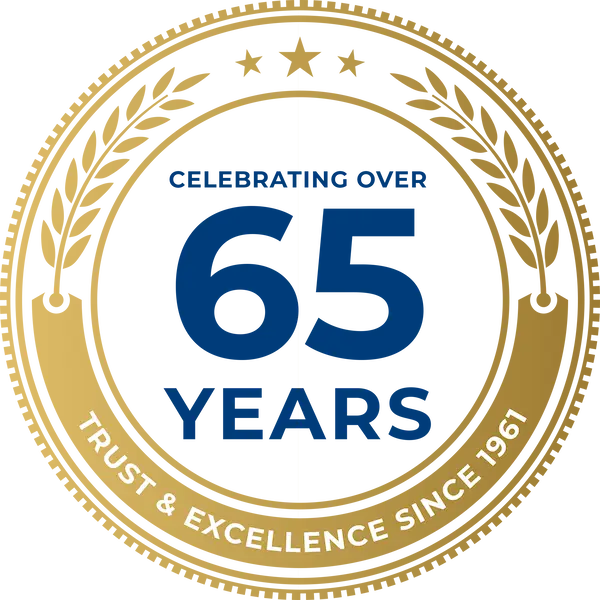 Celebrating over 65 Years. Trust and Excellence Since 1961.